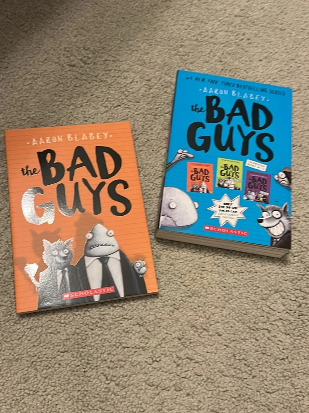 Scholastic The Bad Guys Duo - Orange & Blue Covers
